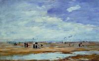 Boudin, Eugene - Deauville, the Beach, Low Tide